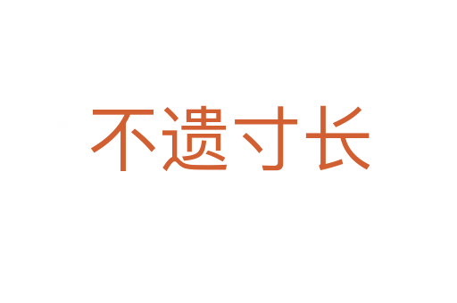 不遺寸長(zhǎng)