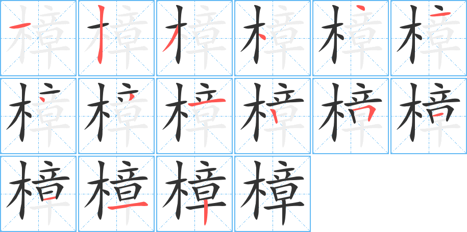 樟的筆順?lè)植窖菔?>
					
                    <hr />
                    <h2>樟的基本信息</h2>
                    <div   id=